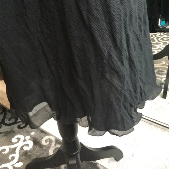 Armani Silk Black Sleeveless Dress 4 - Picture 4 of 6